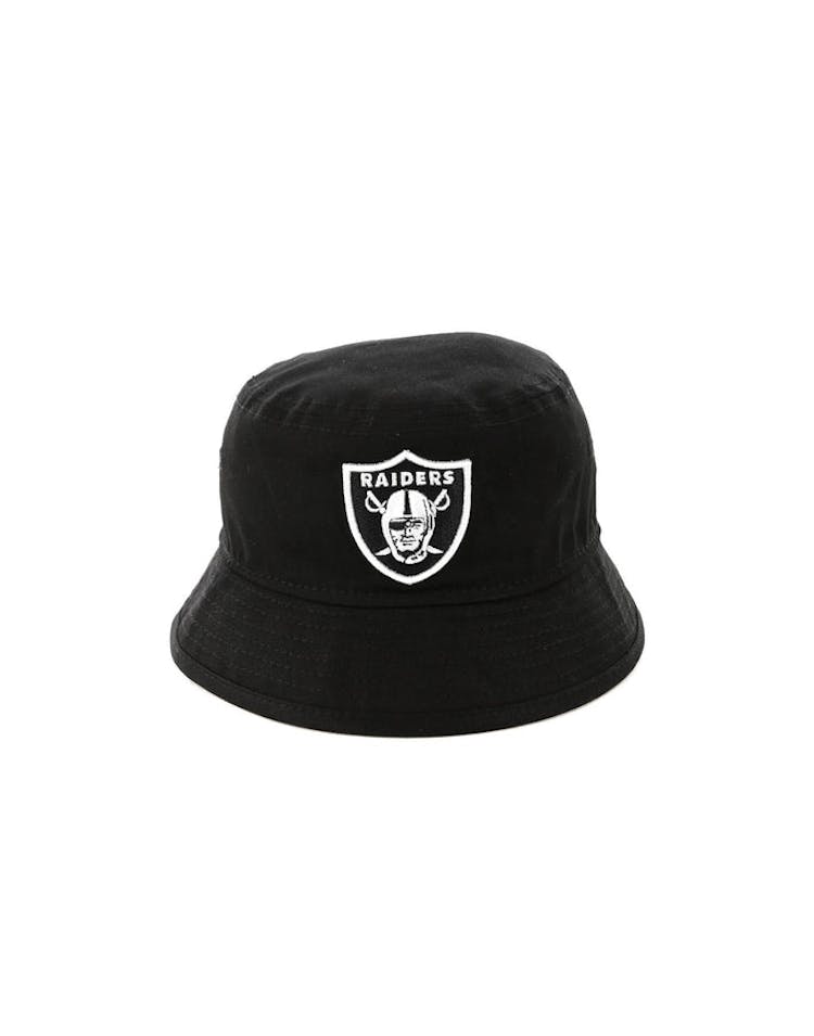 New Era Infant Raiders Bucket Hat Black/White