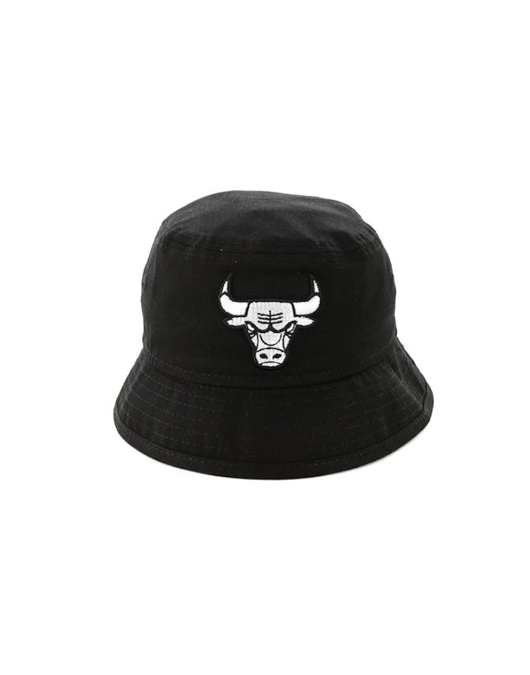 New Era Toddler Chicago Bulls Bucket Hat Black/White