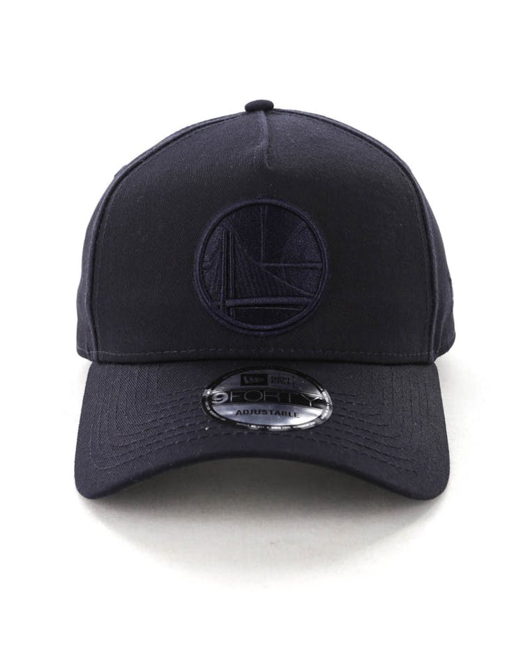 New Era Golden State Warriors 9FORTY A-Frame Snapback Navy/Tartan