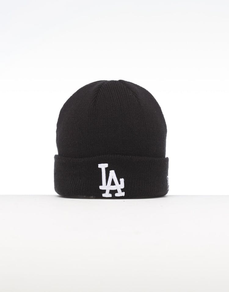 New Era Infant Los Angeles Dodgers 6 Dart Cuff Beanie Black/White