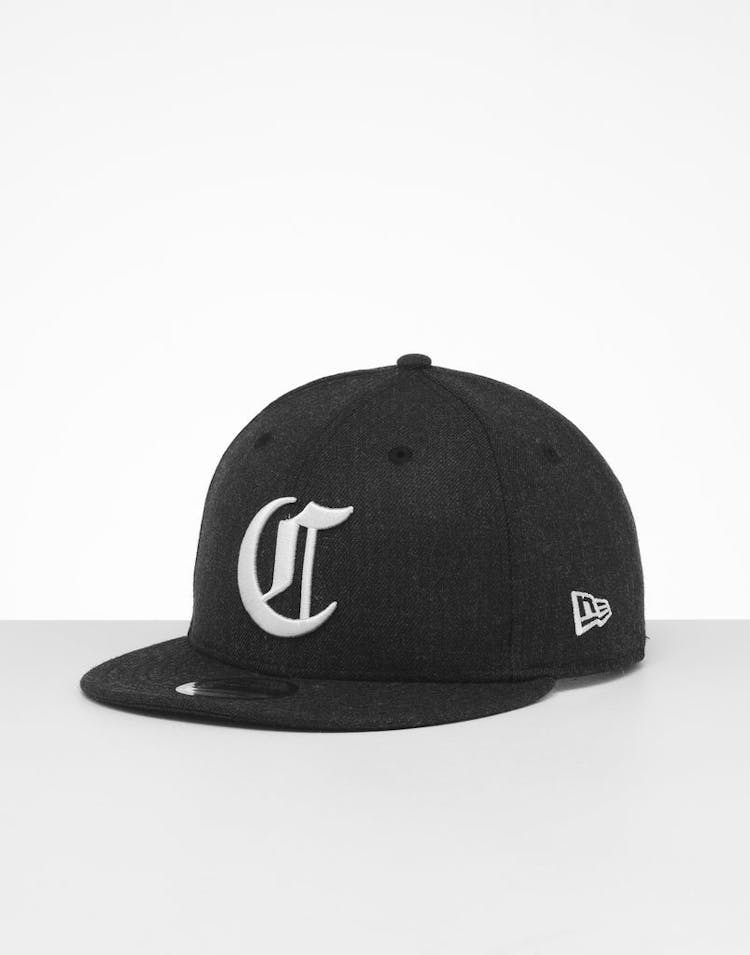 New Era Cincinnati Reds 9FIFTY Snapback Black Heather