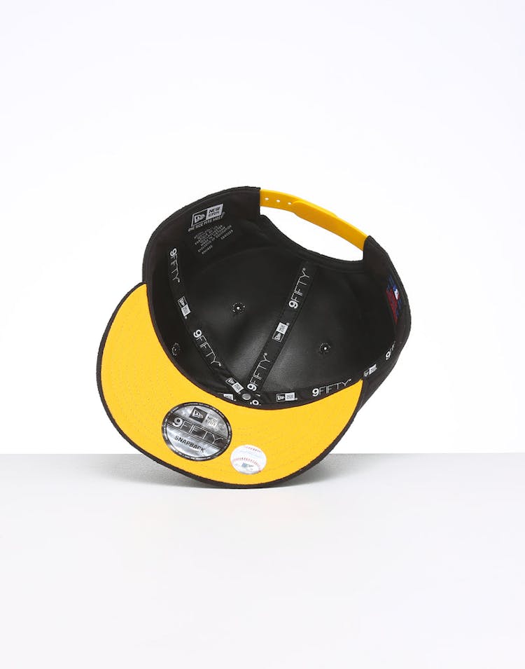 New Era Pittsburgh Pirates 9FIFTY Suede Metal Badge Snapback Black/OTC