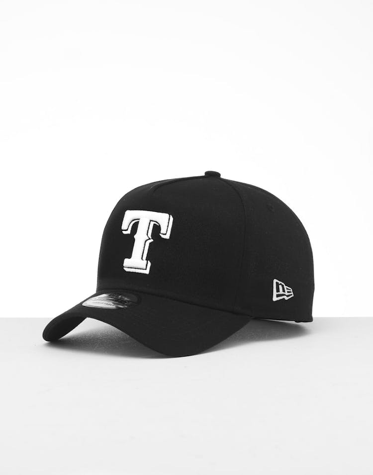 New Era Texas Rangers 9FORTY K-Frame Snapback Black/White