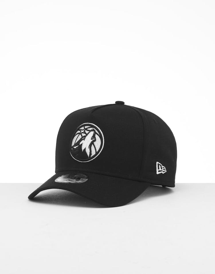 New Era Minnesota Timberwolves 9FORTY K-Frame Snapback Black/White