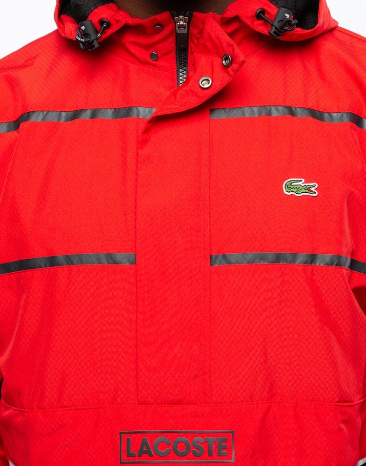 Lacoste Pouched Jacket Red/Black