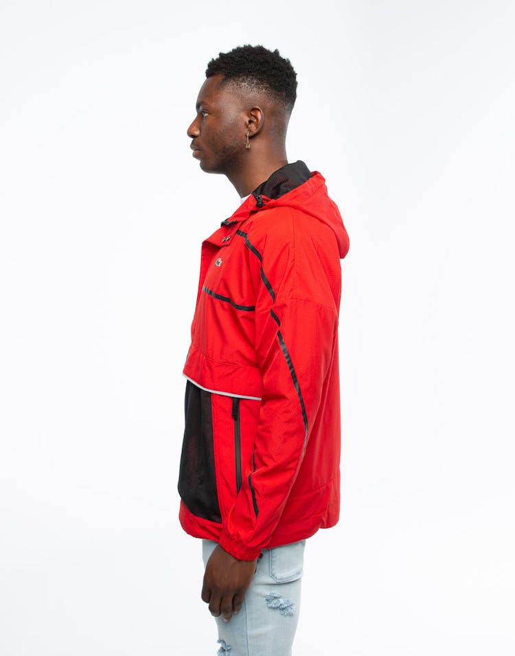 Lacoste Pouched Jacket Red/Black