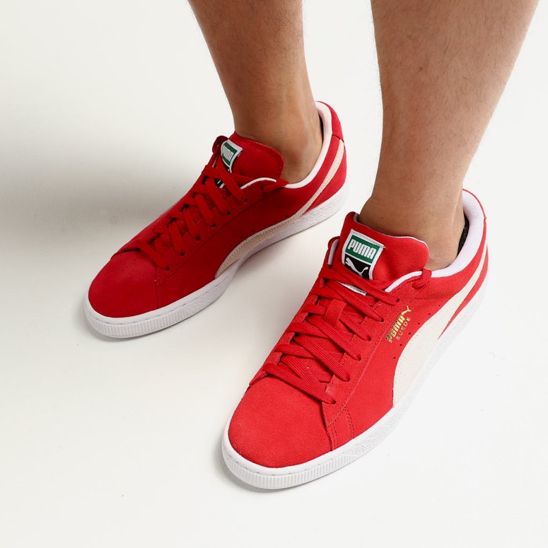 Puma Suede Classics+ High Risk Red/White