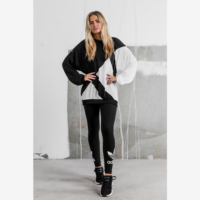 Adidas Originals EQT Blocked Sweatshirt Black/White