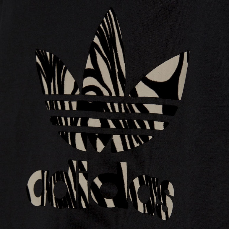 Adidas Infant Zebra Trefoil Tee Black/Brown