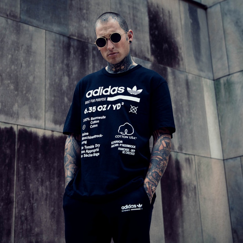 Adidas Kaval GRP Tee Black/White
