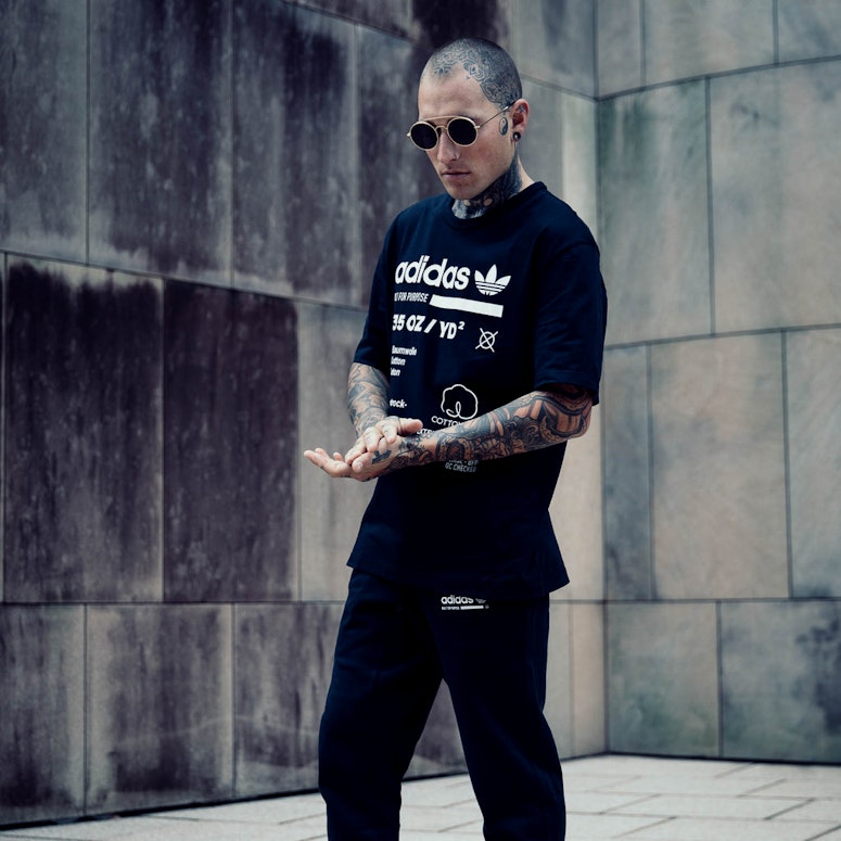 Adidas Kaval GRP Tee Black/White