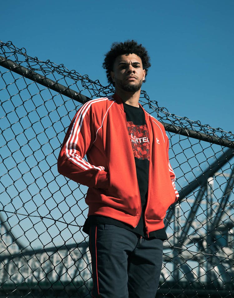 Adidas SST Track Top Red