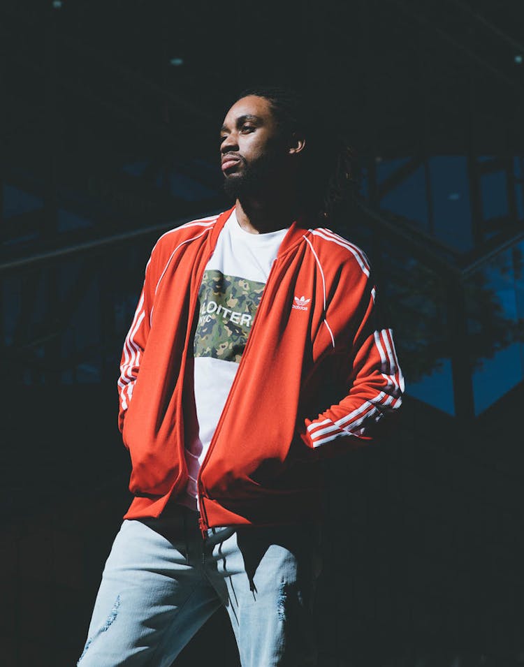 Adidas SST Track Top Red