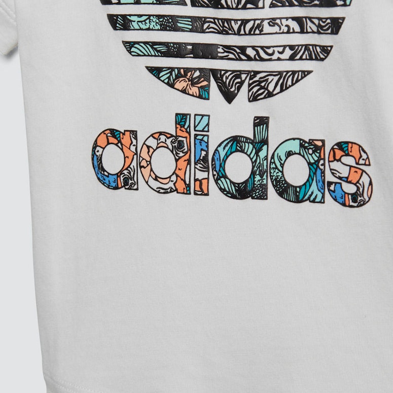 Adidas Infant Zoo Tee White/Multi-Coloured