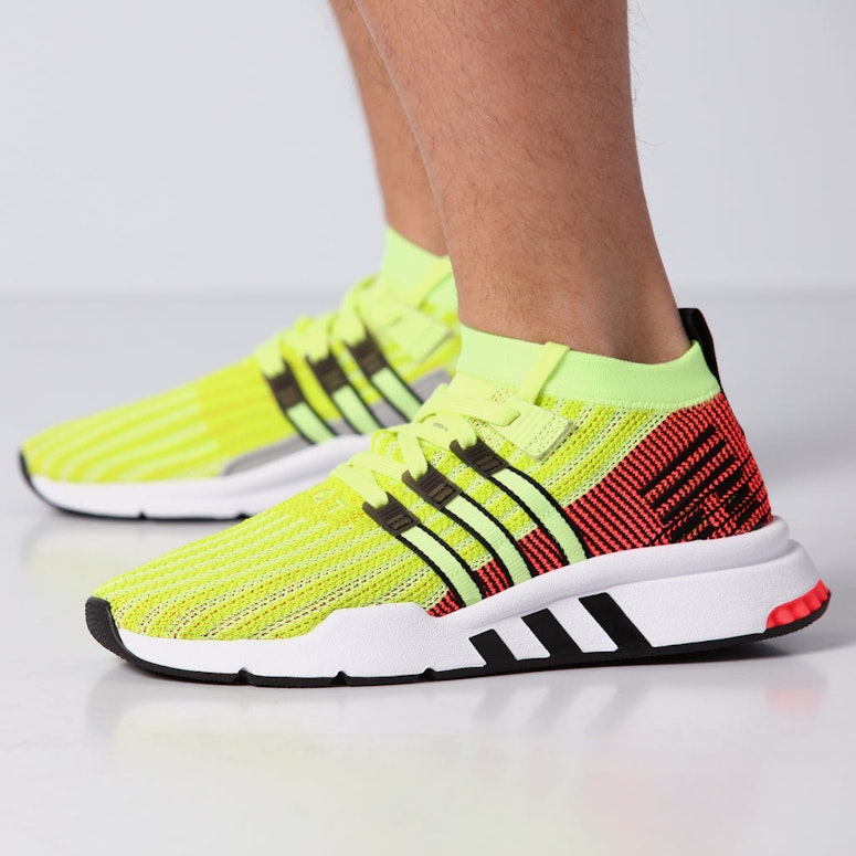 Adidas EQT Support Mid ADV Primeknit Yellow/White/Red
