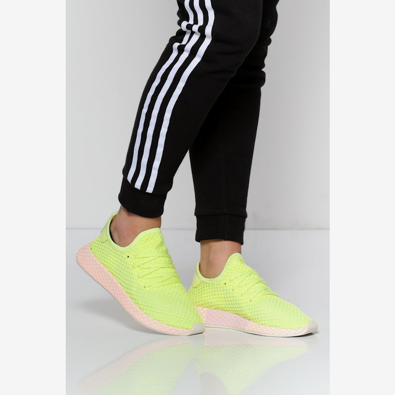 Adidas Women's Deerupt Yellow/White