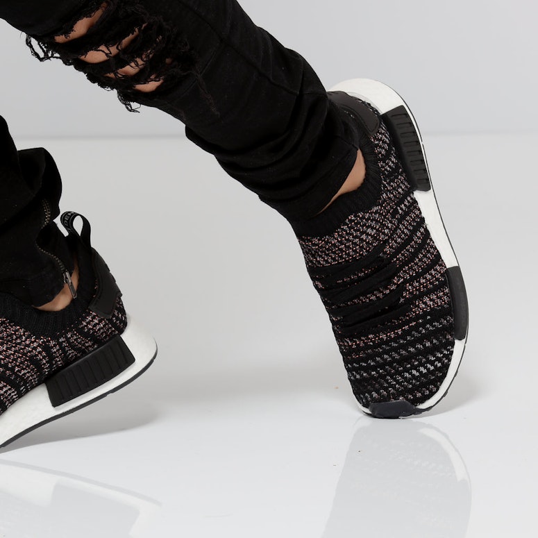 Adidas NMD R1 STLT Primeknit Black/Multi-Colour