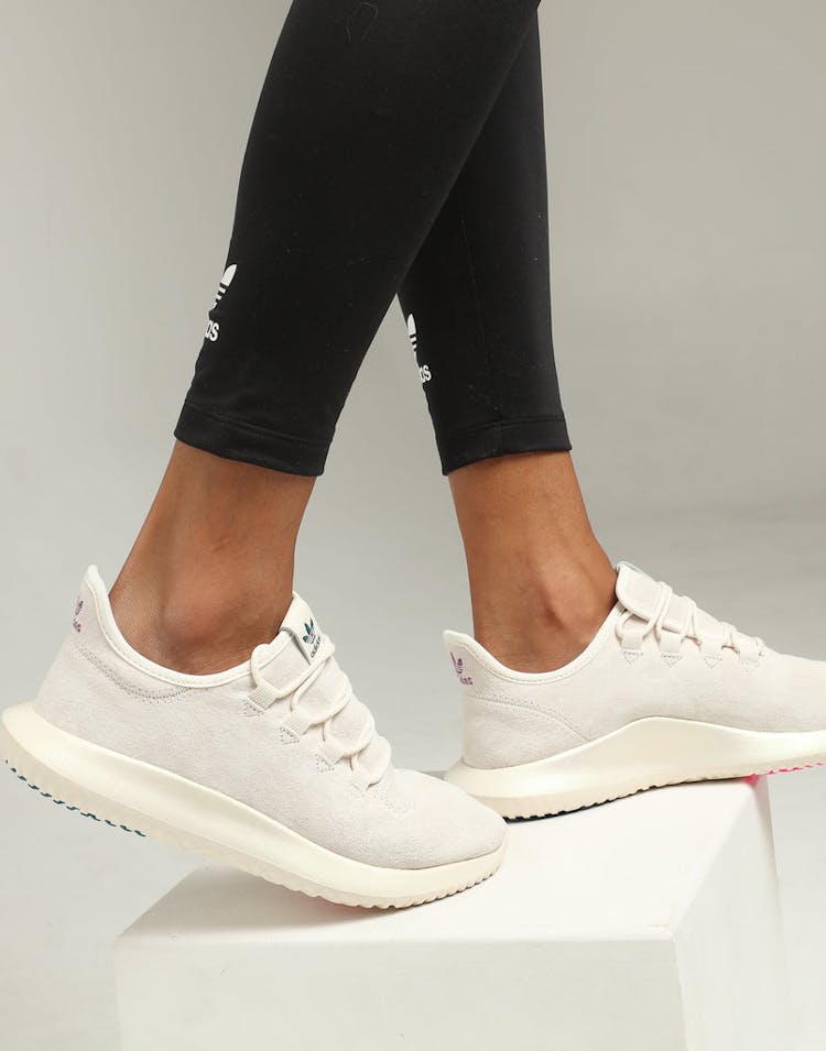Adidas Women's Tubular Shadow White/Pink/Green