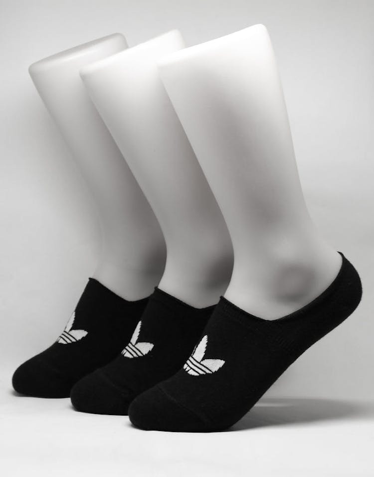 Adidas No Show Sock 3PK Black/Black/Black