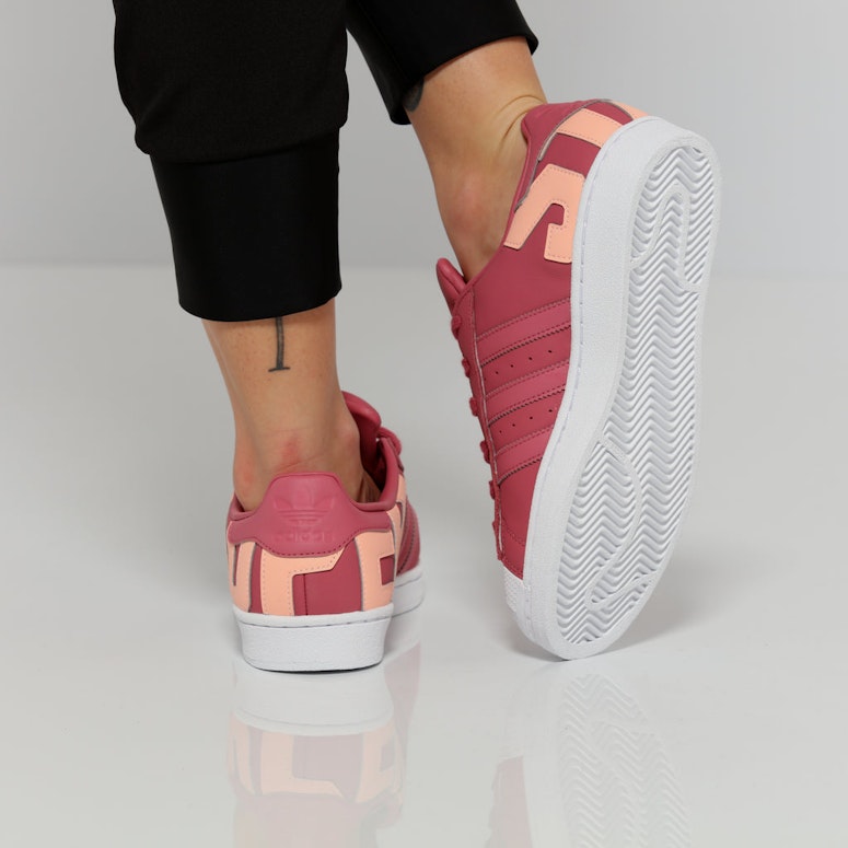 Adidas Originals Women's Superstar Mauve Taupe/White