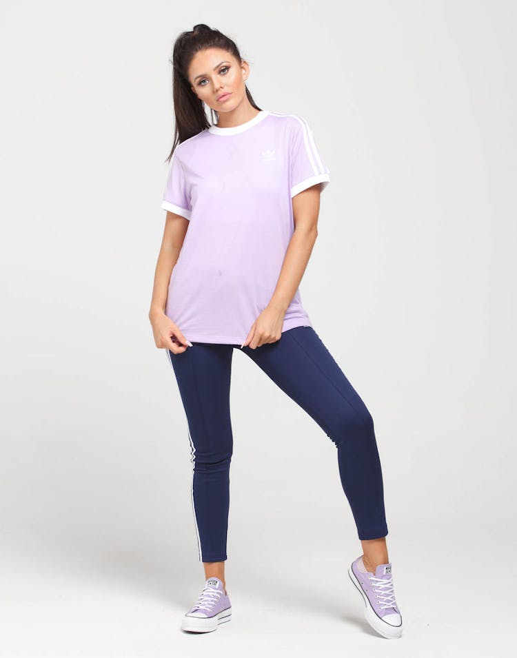 Adidas Women's 3 Stripes Tee Lilac