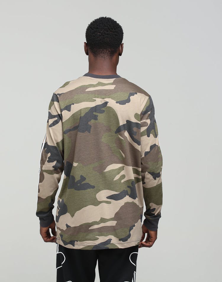Adidas Camo LS Tee Multi-Col/Black