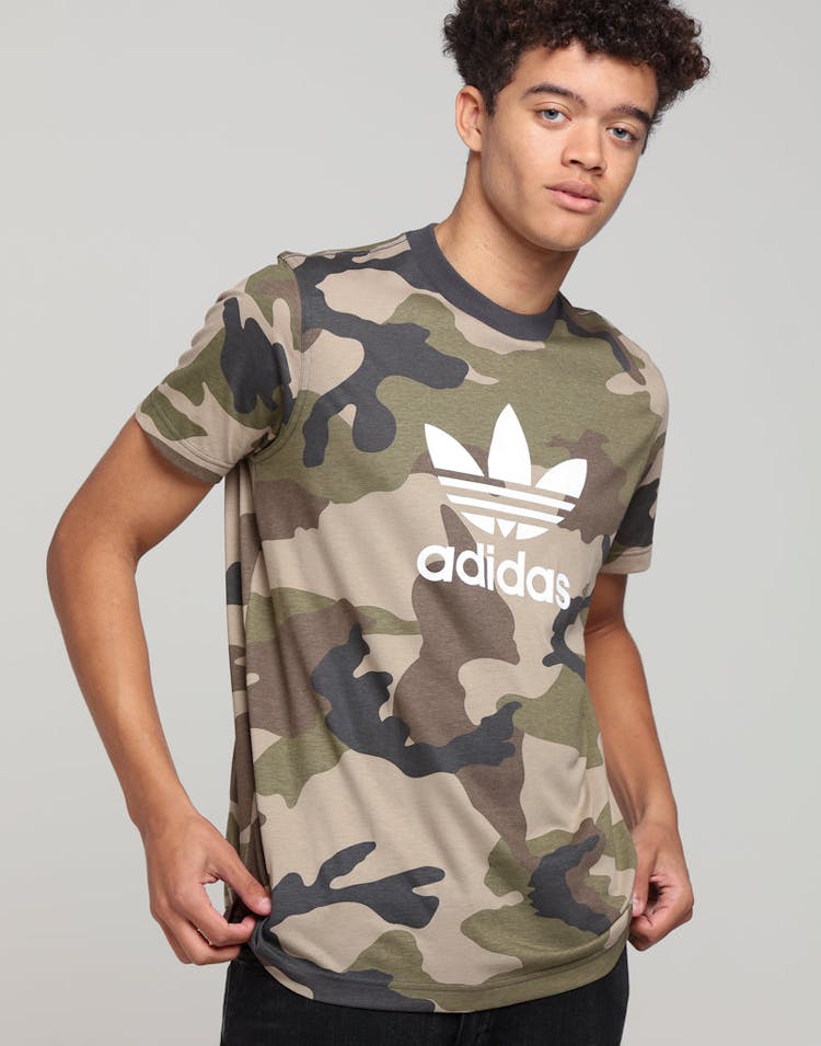 Adidas Camo Tee Multi-Col/Black