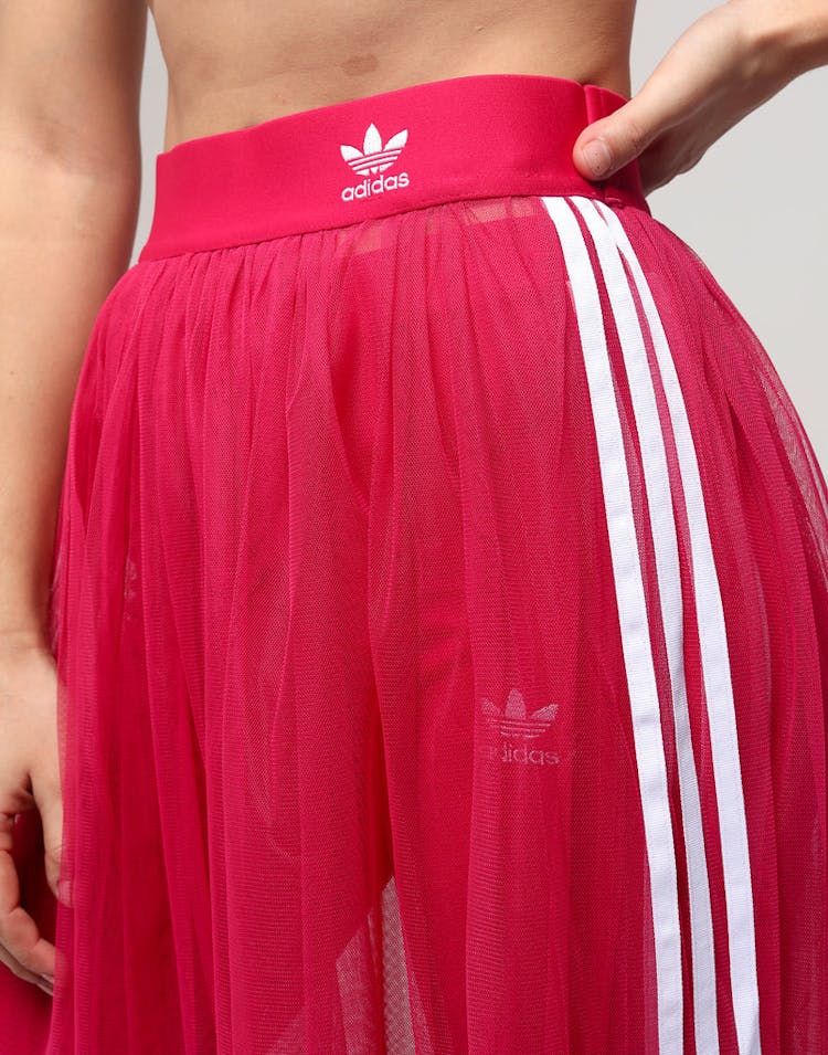 ADIDAS TULLE SKIRT DARK PINK