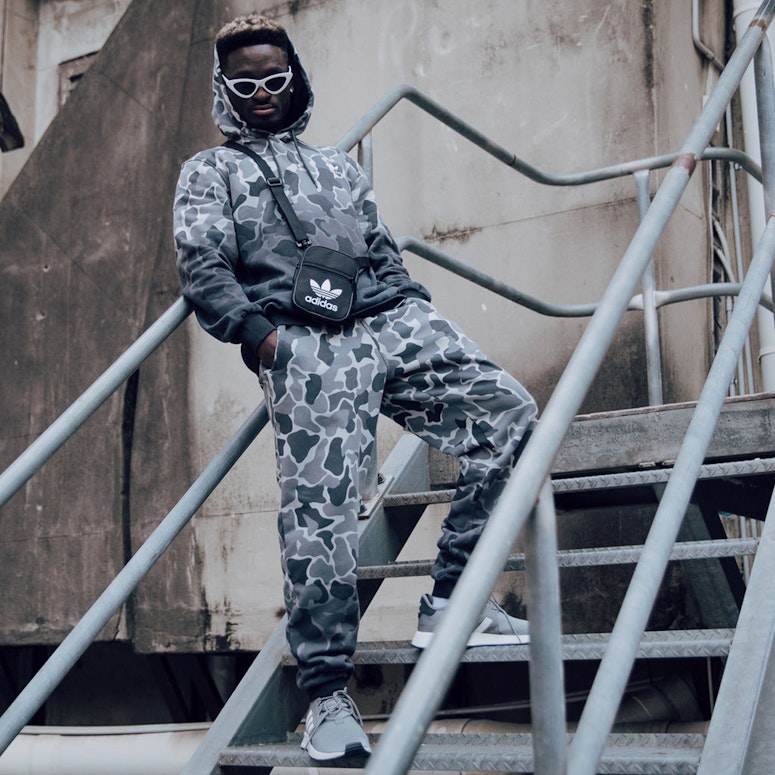 Adidas Camouflage Dip-Dyed Hoodie Multi-Coloured