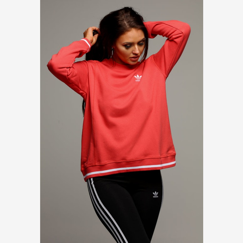 Adidas Women's Active Icons Sweatshirt Orange