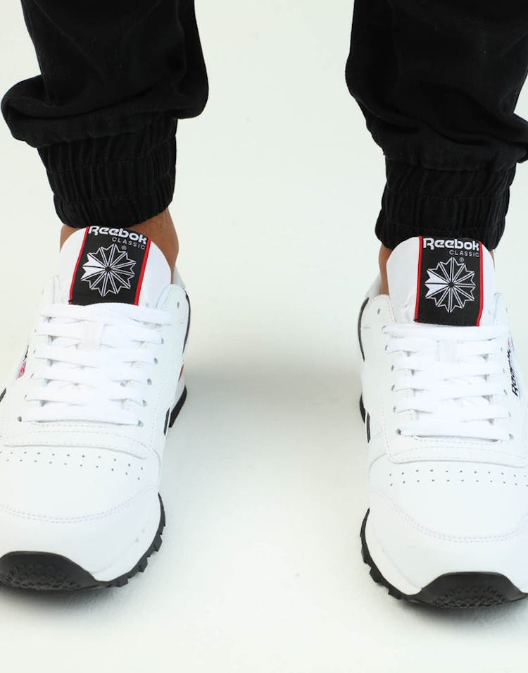 Reebok Classic Leather MU White/Black/Red