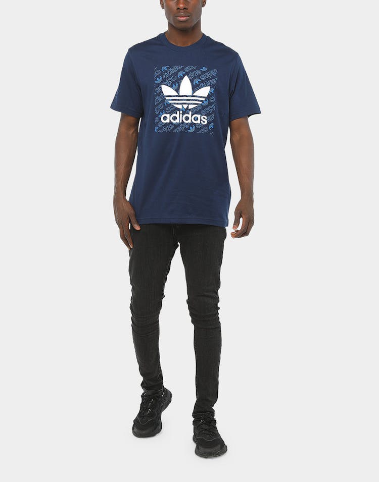Adidas Mono Square Tee Navy