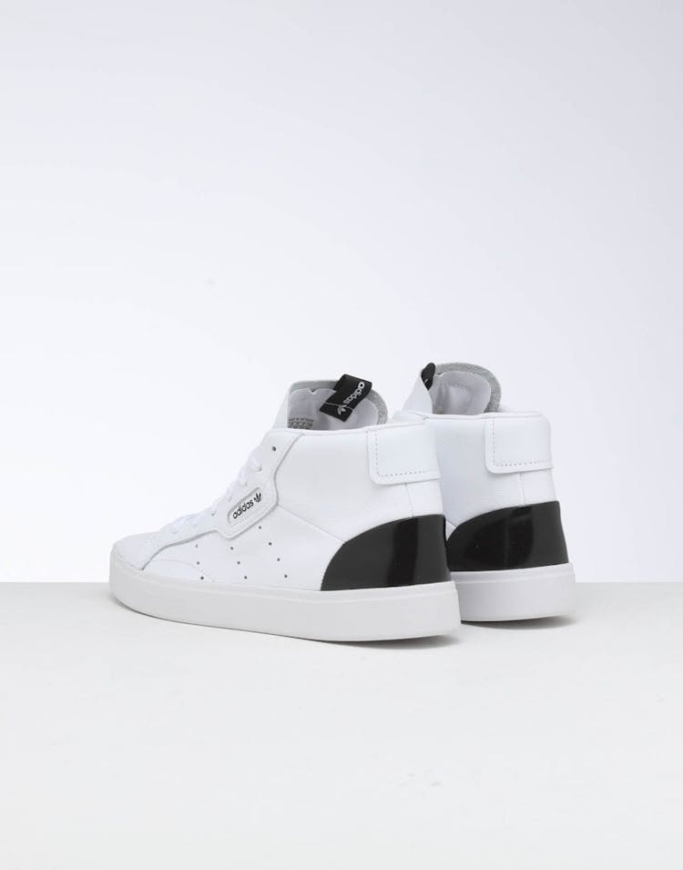 Adidas Women's Sleek Mid White/White/Black