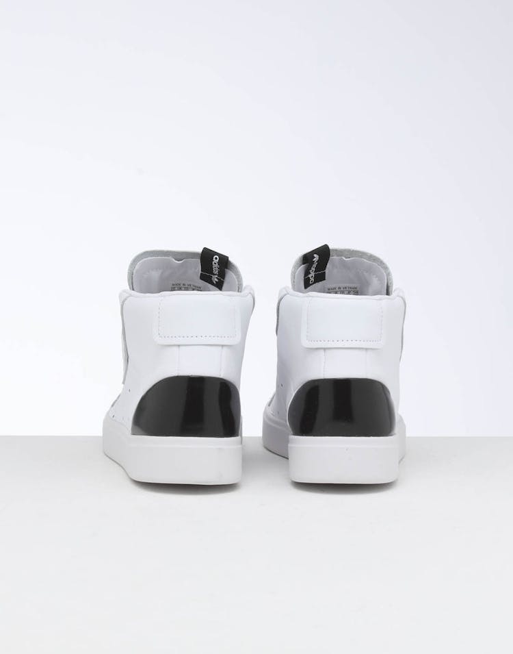 Adidas Women's Sleek Mid White/White/Black