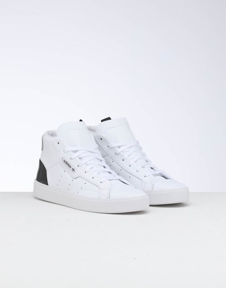 Adidas Women's Sleek Mid White/White/Black