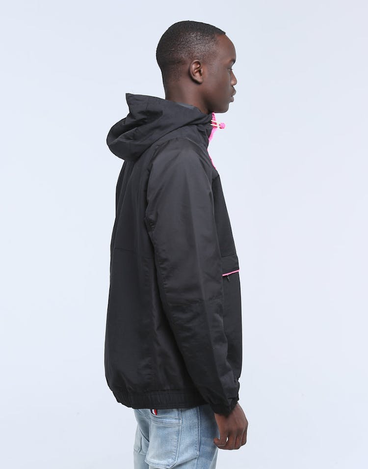 ADIDAS HOODED JACKET BLACK