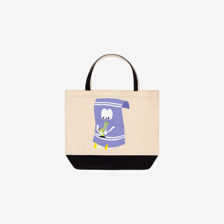 South Park Tote Bag Cream/black