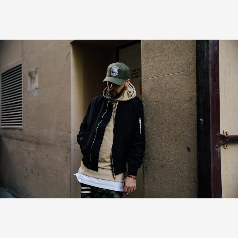 Lifted Anchors Bird Bomber Jacket Black