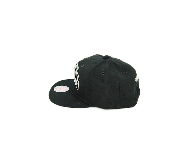Mitchell & Ness Spurs B&w Arch Snapback Black
