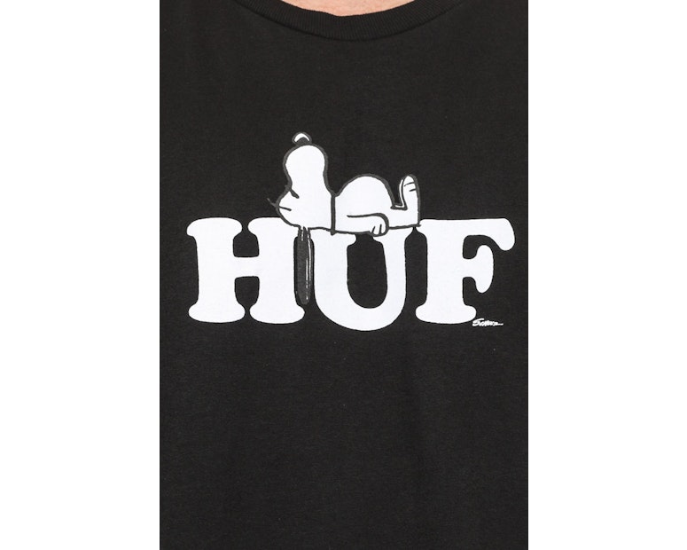 Huf X Snoopy Tee Black