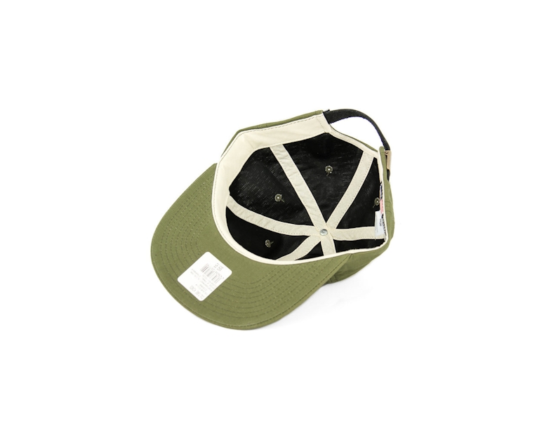 Spike 6 Panel Strapback Olive