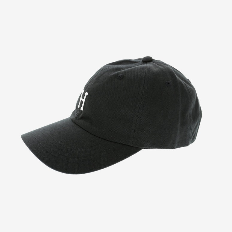 Classic H Curved Strapback Black/white
