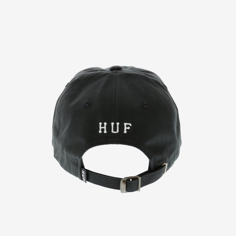 Classic H Curved Strapback Black/white
