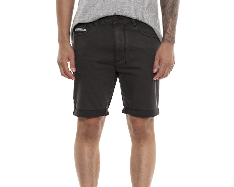 Nena and Pasadena Turn it up Short Washed Black