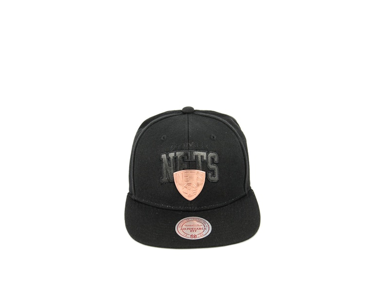 Mitchell & Ness Nets Gold Arch Logo ST Black