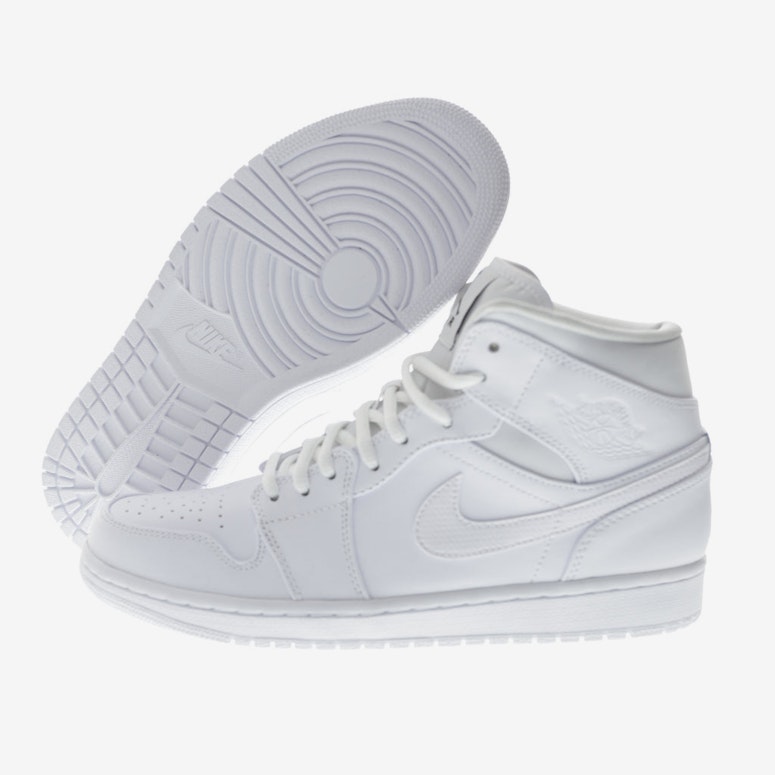 Jordan Air Jordan 1 Mid White/white