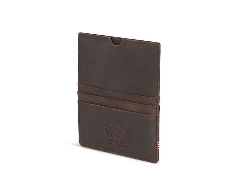 Herschel Bag CO Eugene Leather Passport Wallet Nubuck
