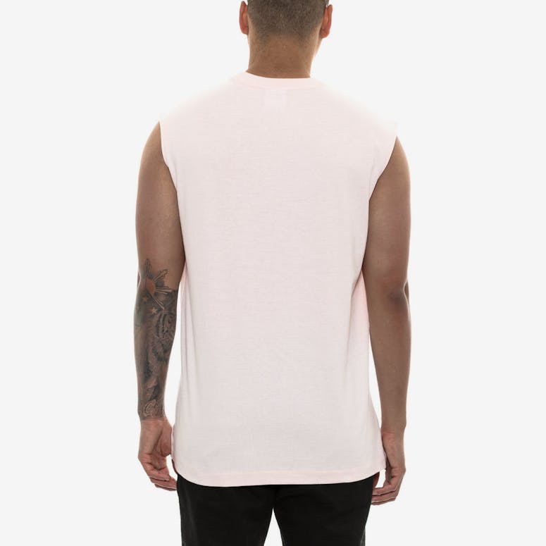 Billionaire Boys Club Small Arch Logo Muscle Tank Pink/white