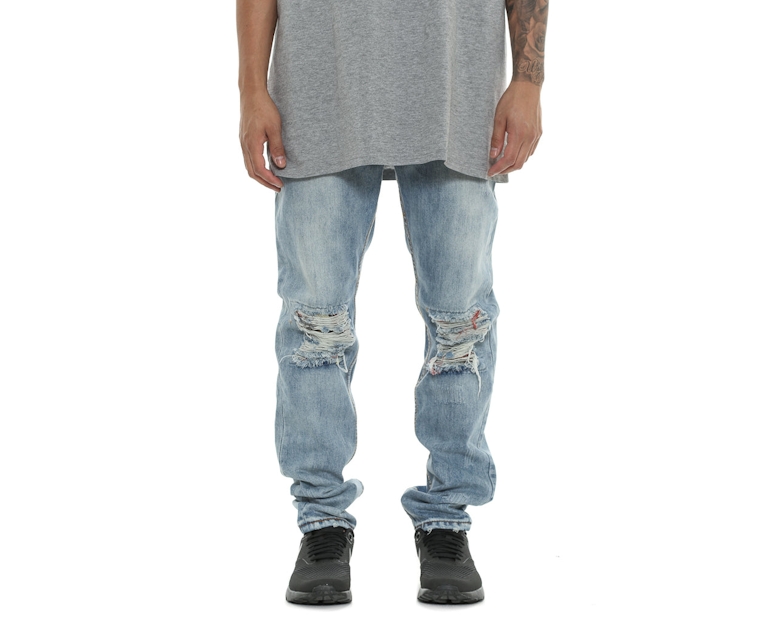 Kurt Denim Thrash Flannel Jean Light Indigo