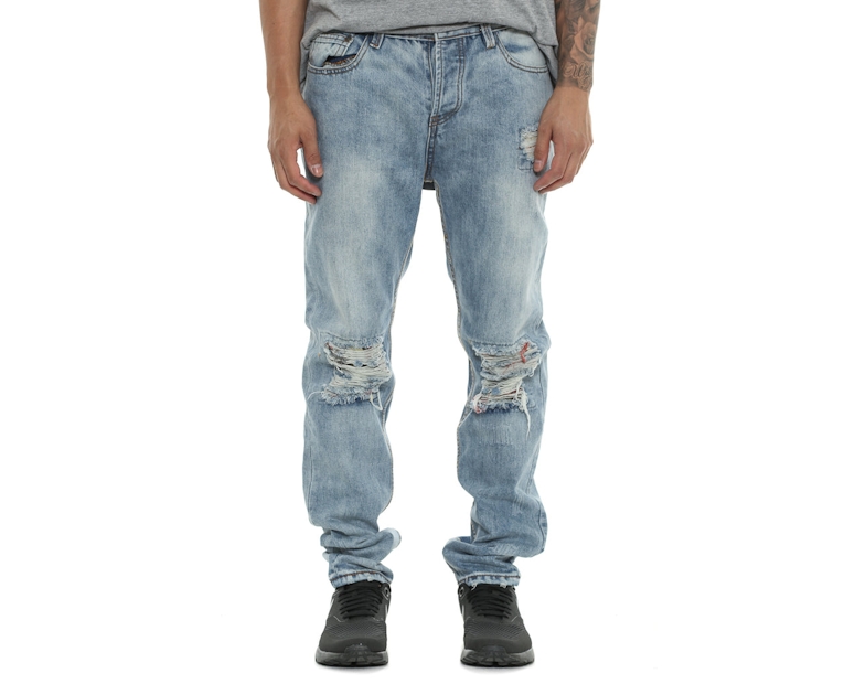 Kurt Denim Thrash Flannel Jean Light Indigo